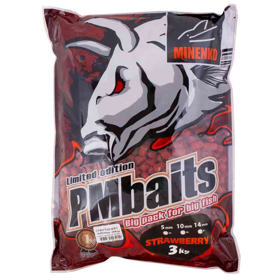 Пелец Minenko Big Pack 10мм, 3кг Клубника