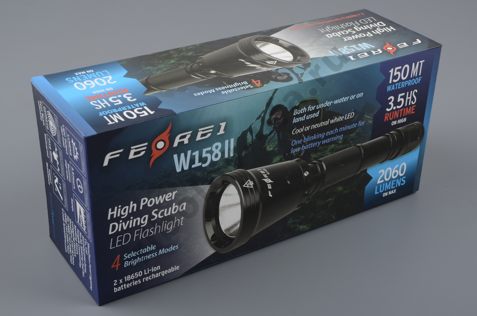 Фонарь Ferei  W158 V2 (Теплый)