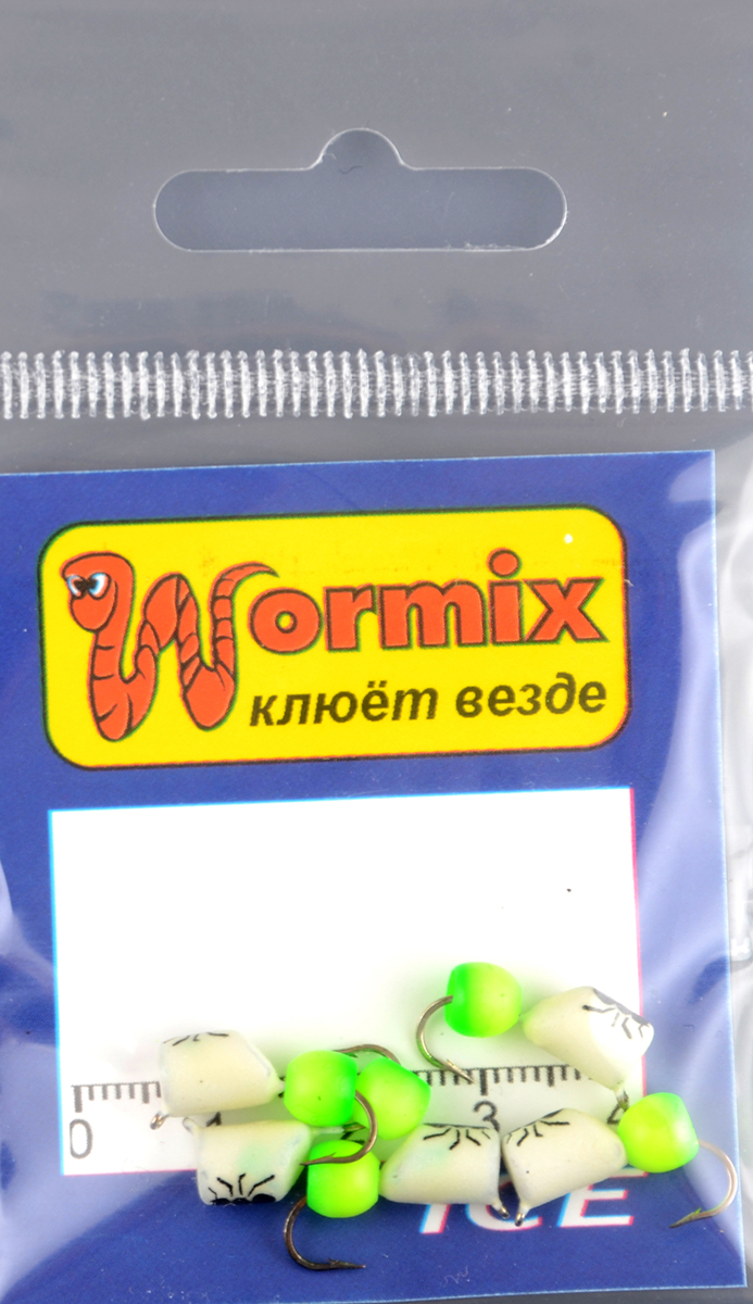 Мормышка Wormix материал WCP 25 Столбик фосфор d.5мм 1,97гр 