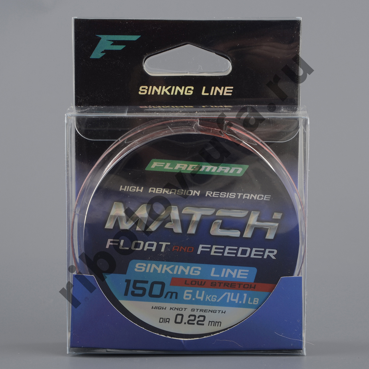 Леска Flagman Match and Feeder Sinking Line 150м, 0.22мм, 6.4кг