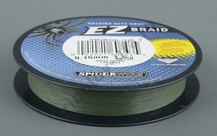 Шнур плетёный SpiderWire EZ Braid Green 100m 0.17