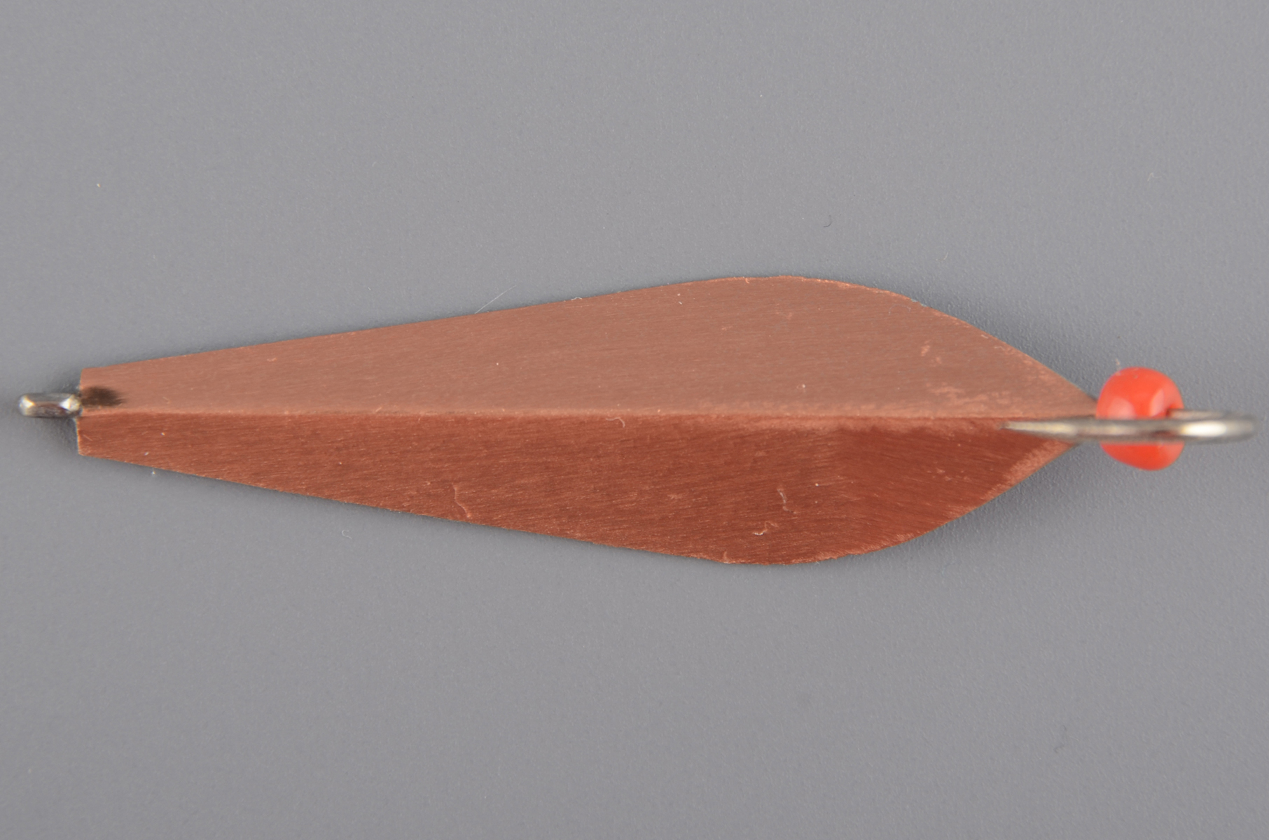 Блесна Курганская №15 с 1-м крючком, 45мм цв. медь