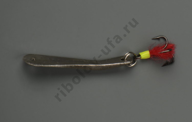 Блесна зимняя Белая река Планер 3,5гр никель