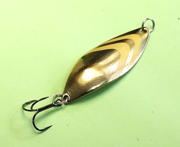 Блесна Люкс Нижегородская Крокодил 16гр цв.02 золото