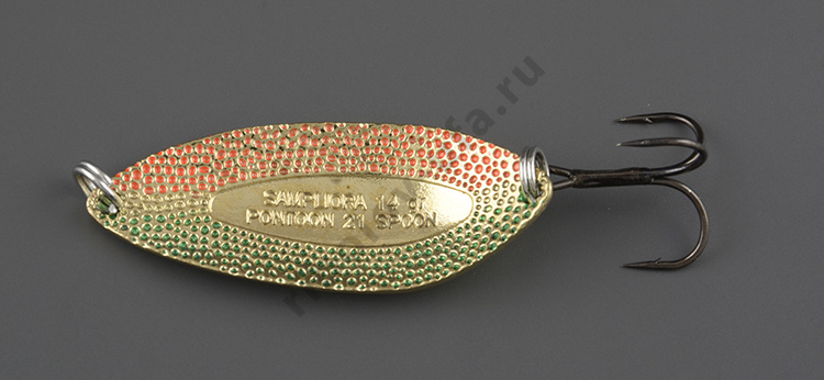Блесна колебл. Pontoon21 Sampliora 53мм, 14,0гр. #G76-607