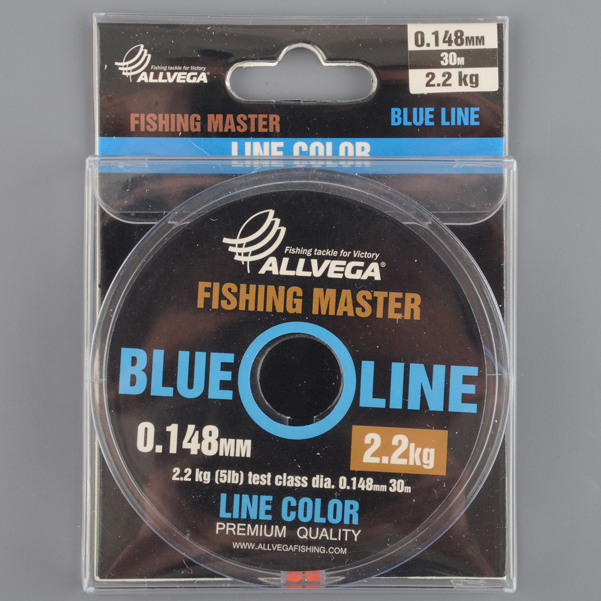 Леска Allvega монофильная Fishing Master голубая 30м 0,148мм