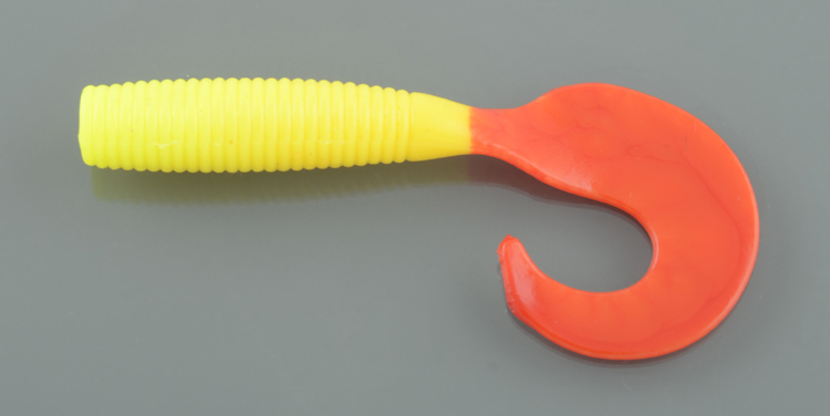 Силиконовая приманка Allvega Flutter Tail Grub 3,5см  0,6гр. (15 шт) цвет solid yellow RT