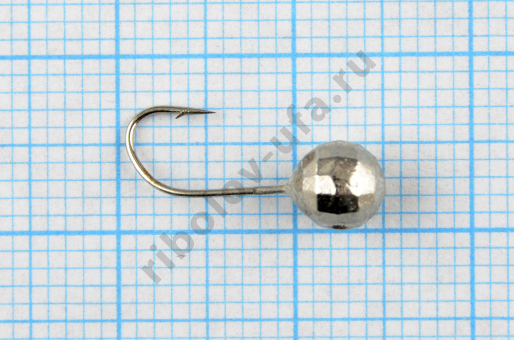 Мормышка вольфрам Bravo Fishing Шар с отверстием мелкая грань 5.0 мм 1.05 гр Ni