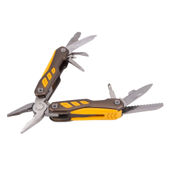 Мультитул (плоскогубцы) Следопыт 9 предметов, в чехле, на блистере 72x33x16мм PF-MT-17