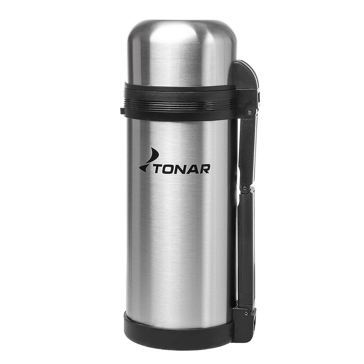 Термос Tonar 1.5л HS.TM-012 (дополн.пласт.чашка, скл.ручка, ремень)