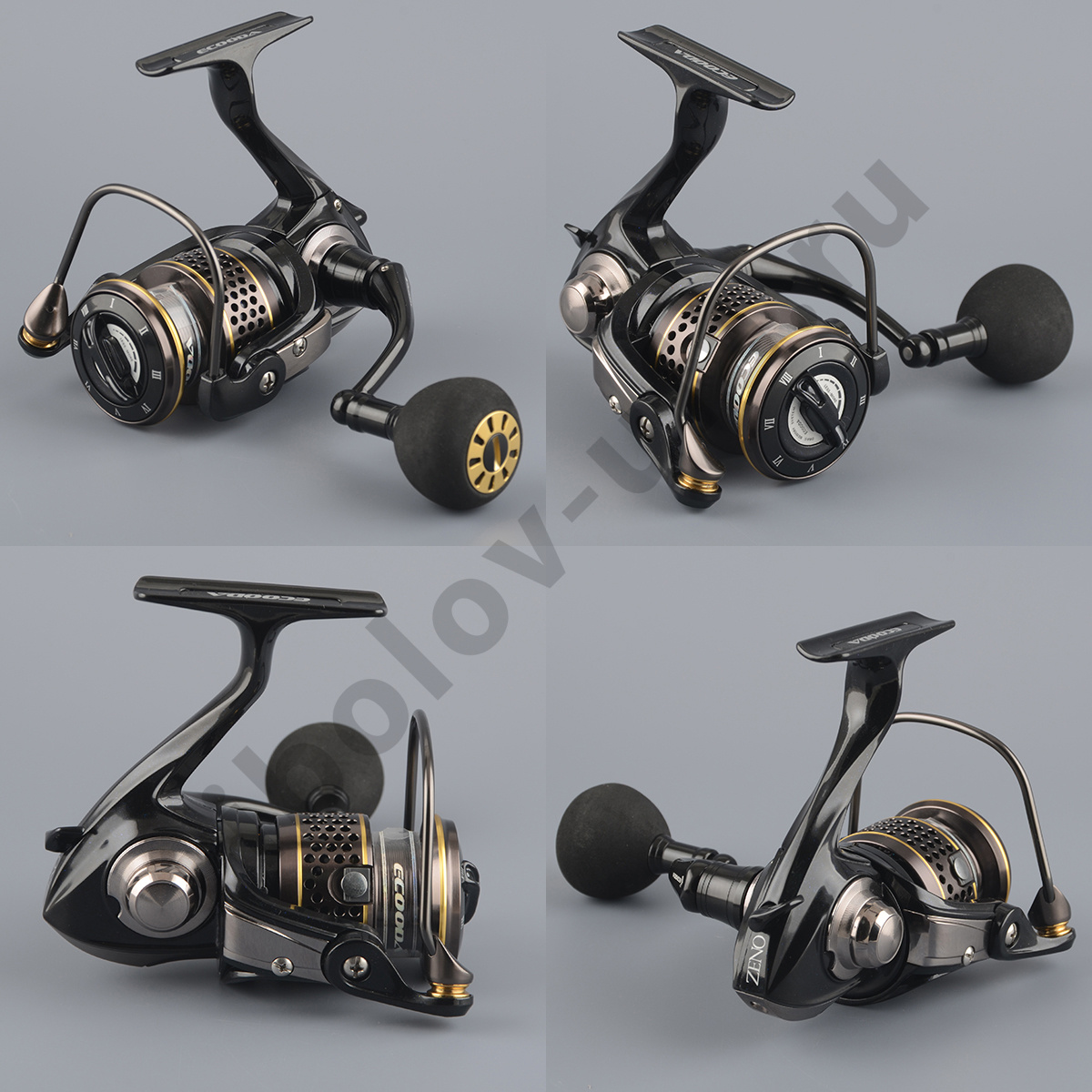 Катушка безынерц. Ecooda Zeno 2000 (10BB+1RB, 5.1:1, 207g, 0.20-200m)