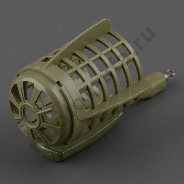 Кормушка фидерная Caiman круглая мал. с отстег. дном КМ-18 гр. (10шт/уп)