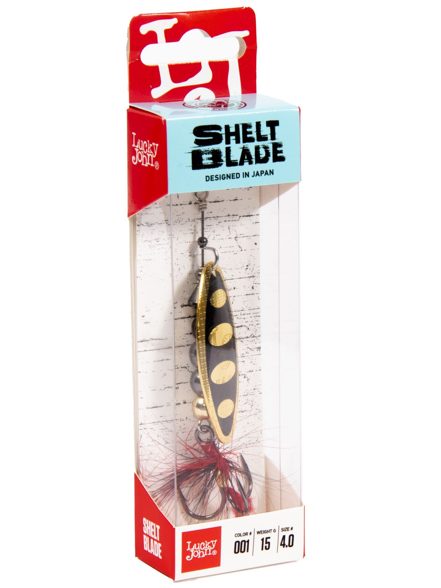 Блесна вращ. Lucky John Shelt Blade 04 15.0 г цв. 001