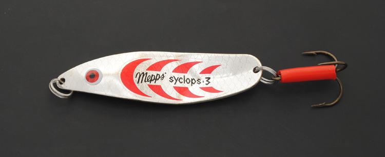 Блесна Mepps Syclops № 3, серебро/красный (26гр)