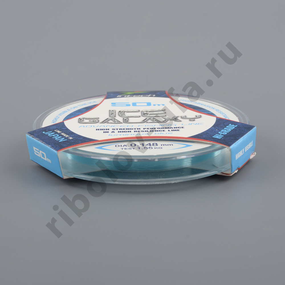 Леска Intech Ice Galaxy 50м 0,187мм 2,97кг голубая