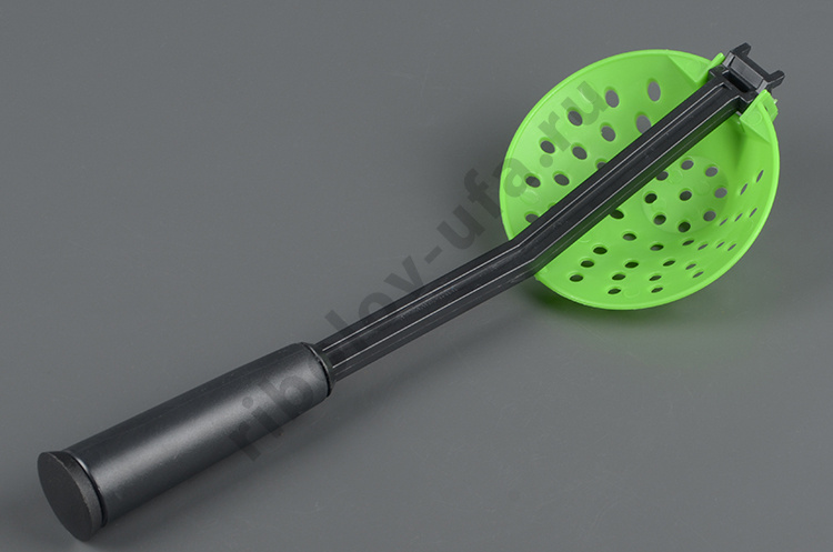 Черпак Три Кита складной Техно с пластмассовой ручкой зеленый