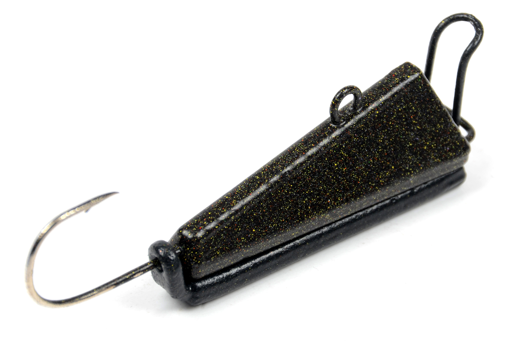 Стукалка на налима Ст.О шумовая свинец крашеная 80 гр.