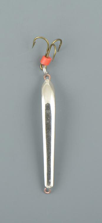 Блесна зимняя Пирс Гвоздик большой 2,1 гр, нейзильбер, с тройником