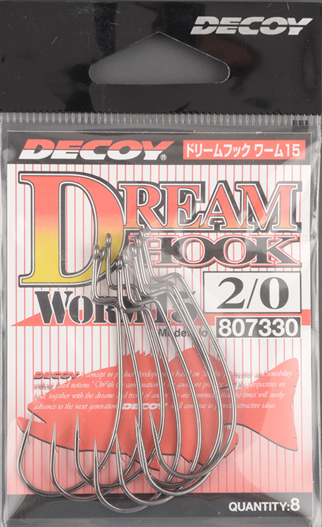 Офсетные крючки Decoy Dream Hook Worm15 №2/0