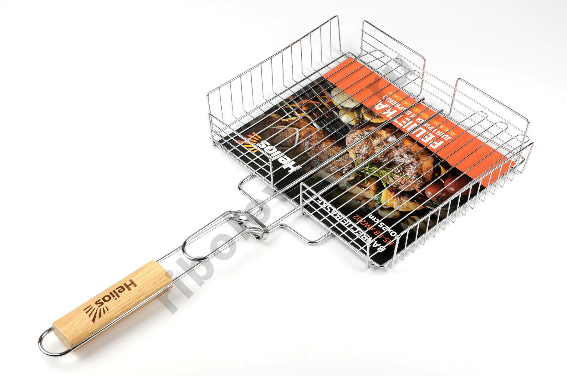 Решетка для барбекю Helios Лайт глубокая 56х30х25х5.5см HS-RB AW202