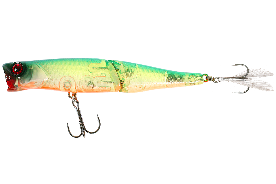 Воблер Jackall Boil Trigger 77 дл. 7.7 см, глуб.-поверх., 5 гр., floating, цв. skeleton lime