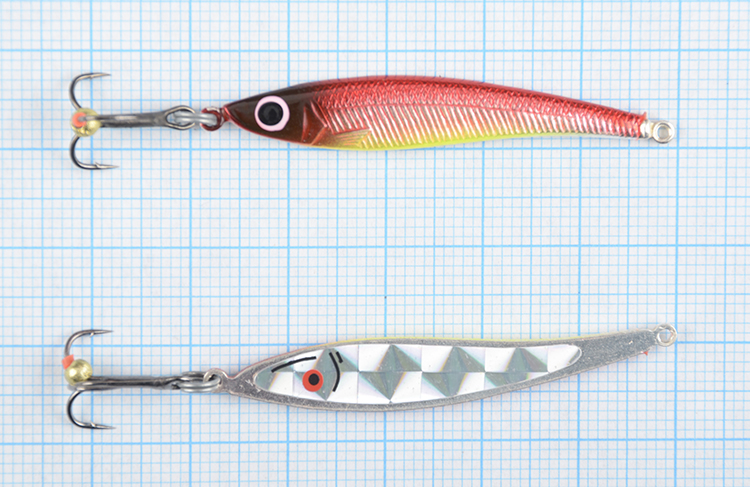 Блесна зимняя конишевского ТЮЛЬКА цв. красная