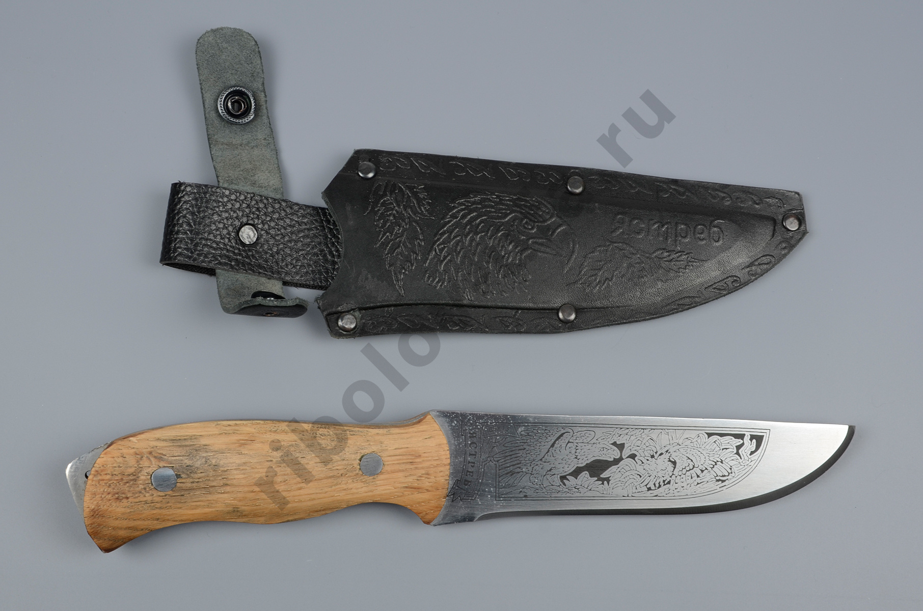 Нож No name Кизляр Ястреб (кож.чехол)