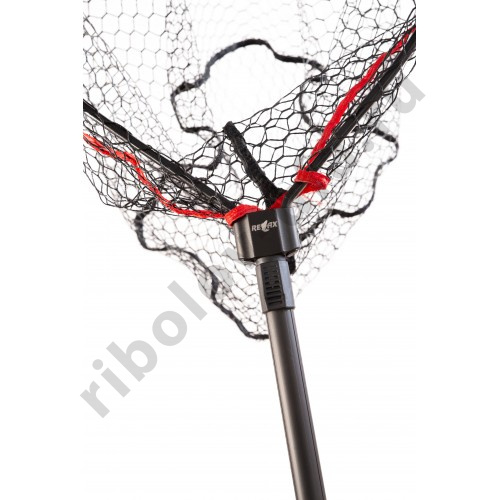 Подсачек Relax компакт с прорезиненной сеткой, 1.53м, 50х40, NRС-M