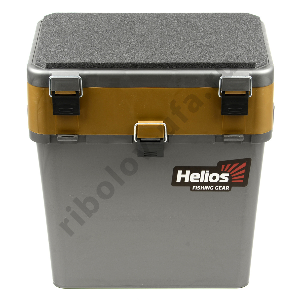 Ящик зимний Helios серый/золото