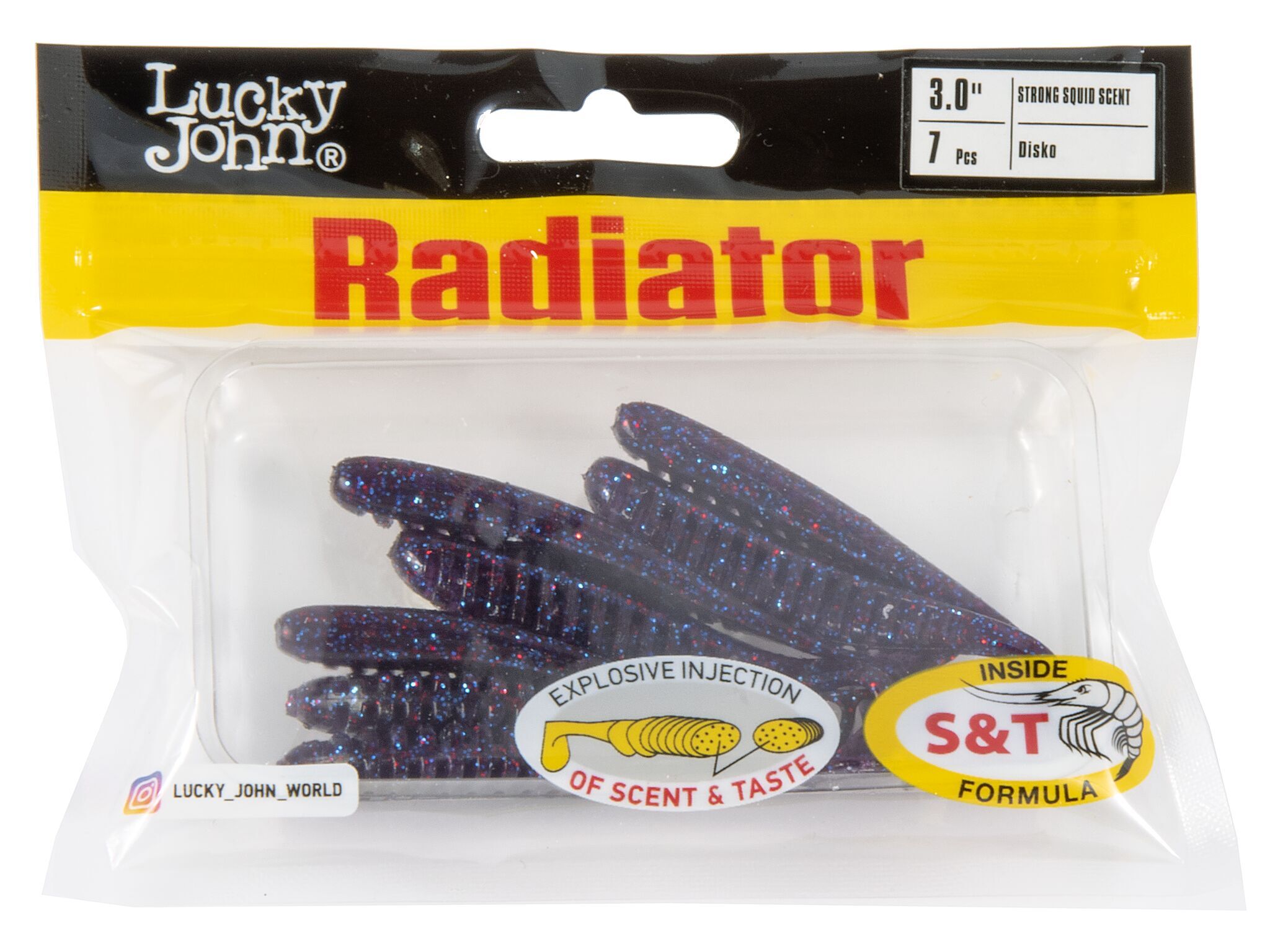 Силиконовая приманка Lucky John Radiator 3.0in 7.5см /S63