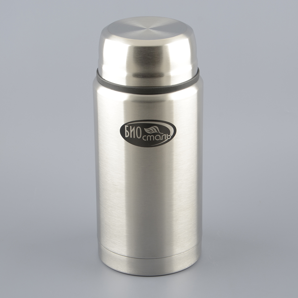 Термос Biostal широкое горло суповой с ложкой 0,75л (NTS-750)