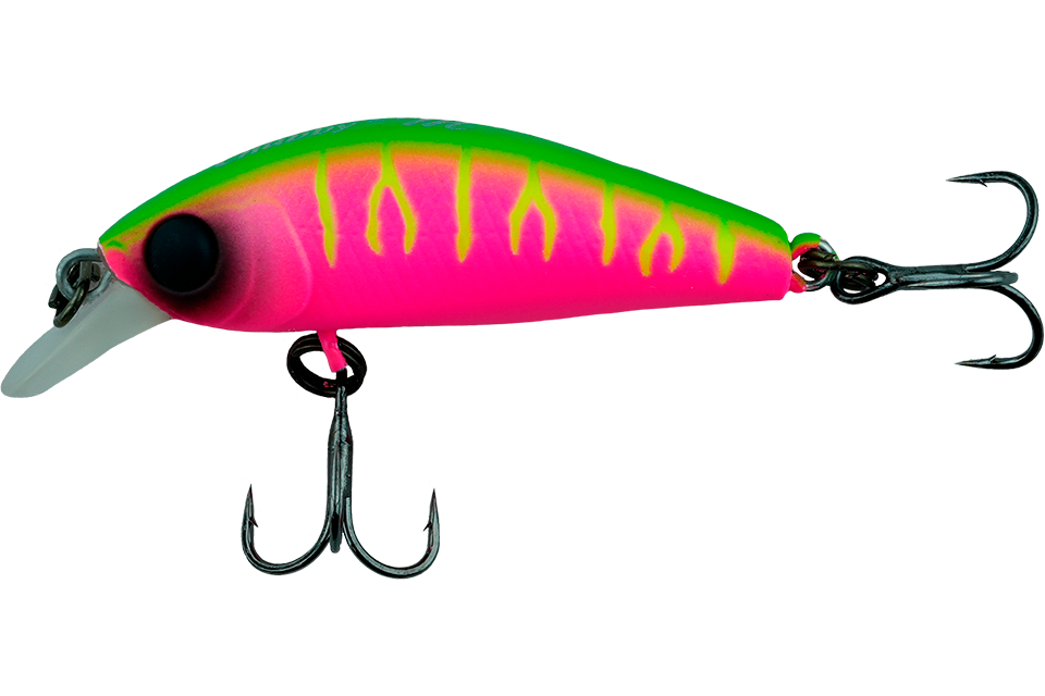 Воблер Jackall Chubby Minnow 35 дл. 3.5 см, 2.3 гр., suspending, цв. dragon fruit mat tiger