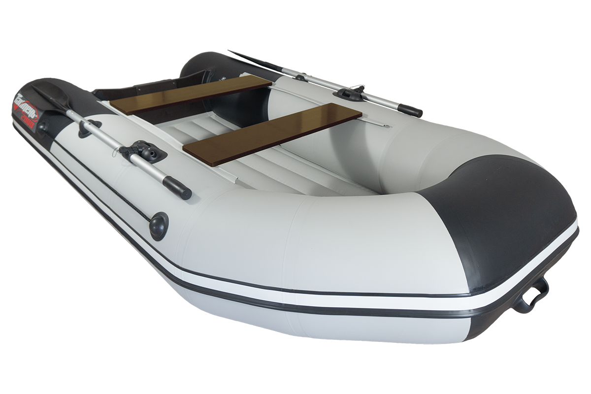 Лодка Таймень NX 2800 НДНД светло-серый/черный