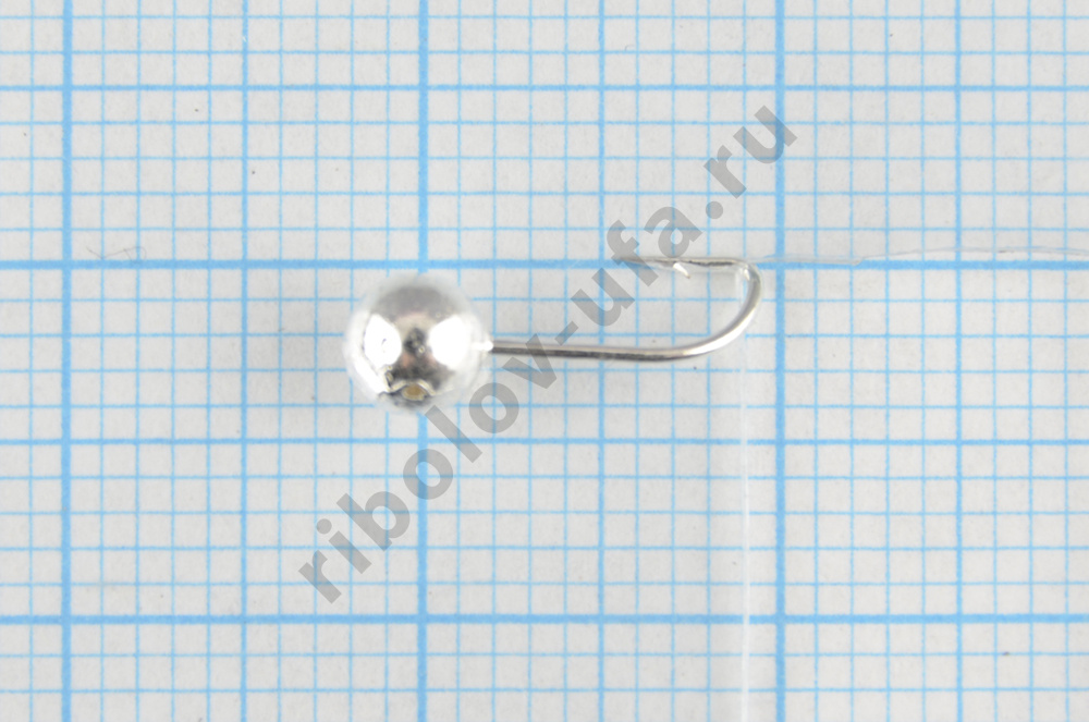 Мормышка литая Marlins Шар 4мм (0,36гр) кр. Crown серебро 7000-202