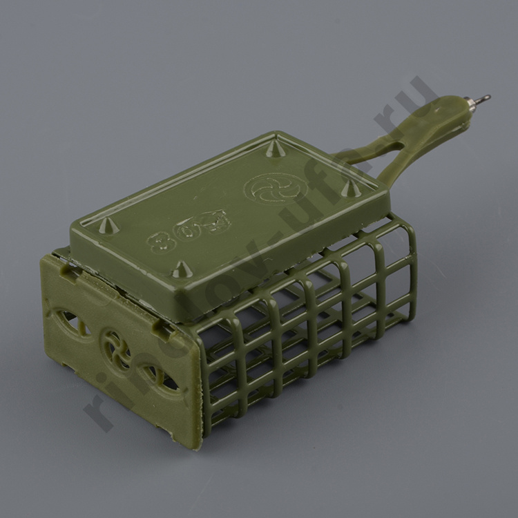 Кормушка Лиман Feeder Sport Прямоугольная оцинк.краш. 100гр