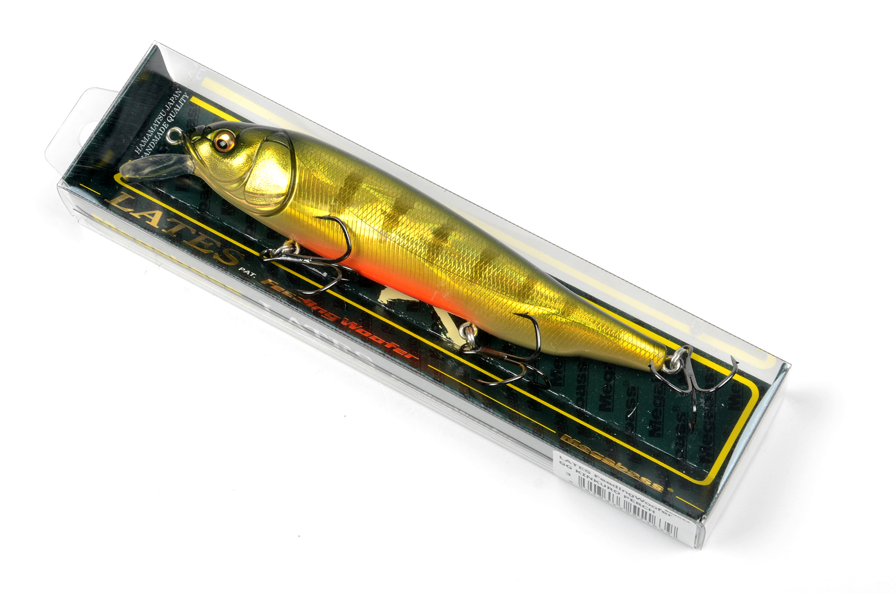 Воблер Megabass Lates Feeding Woofer 120 мм, 16.8 гр., 0.0-2.0 м (GG Kinkuro Perch)