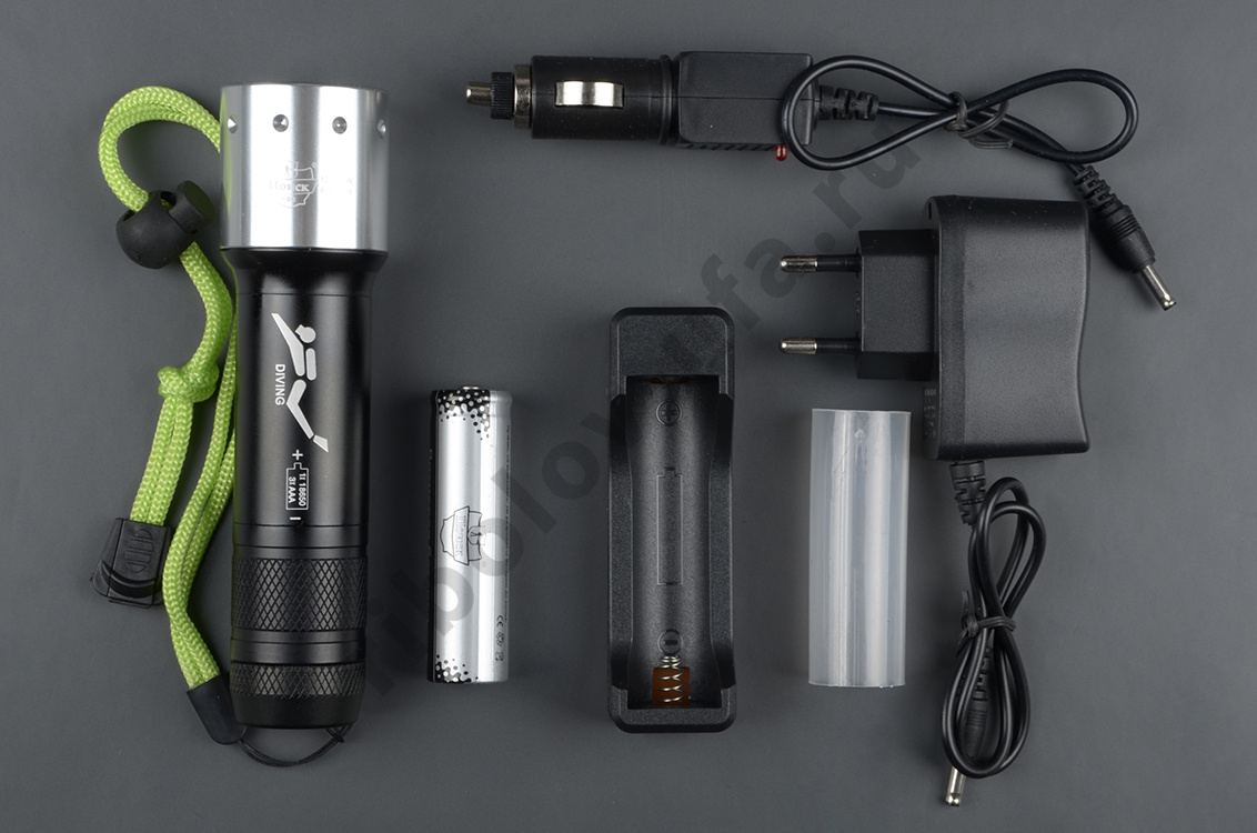 Фонарь подводный No name XL9-T6