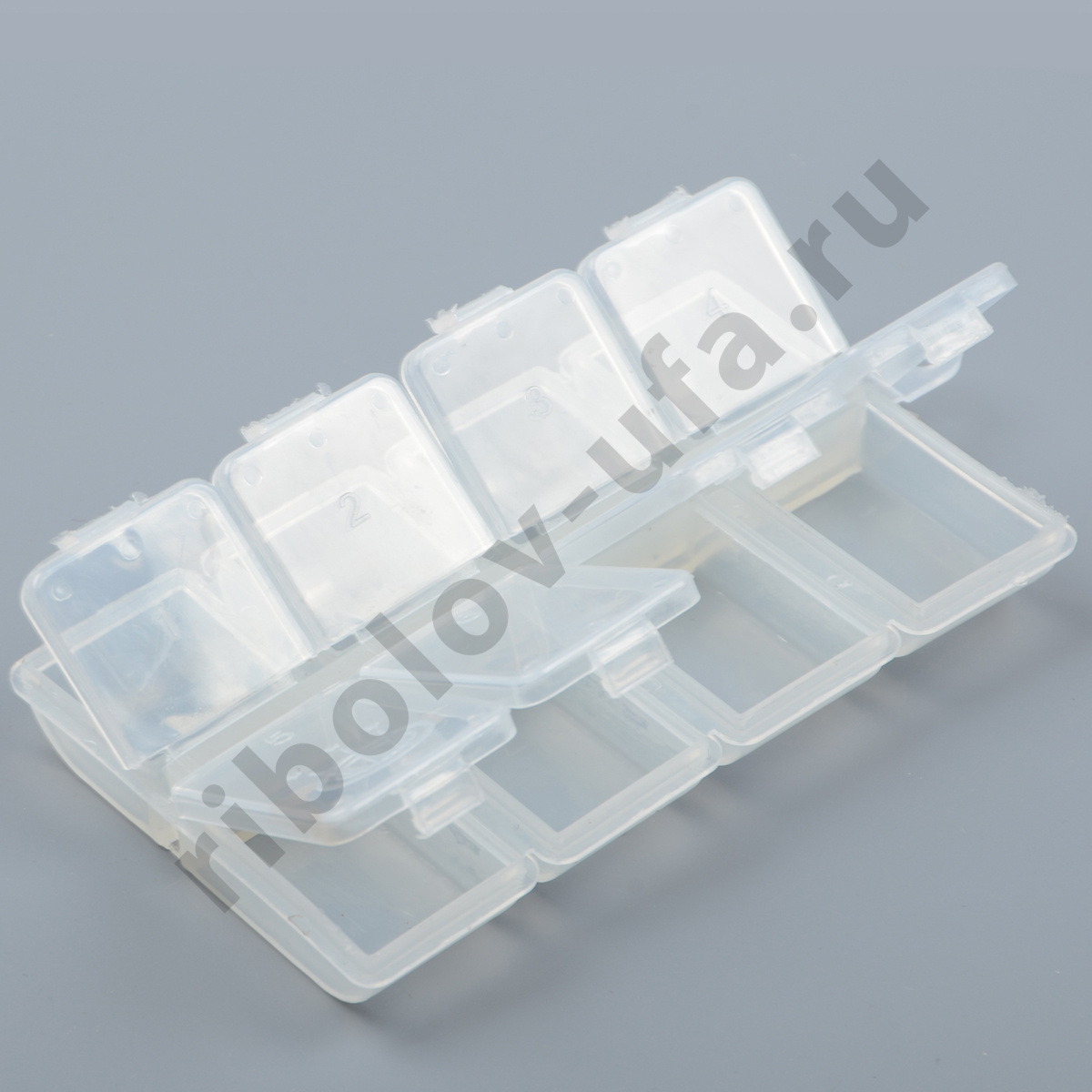 Коробка Kosadaka 10.5*5.5*1см для крючков и мелочей, прозрачная TB-S23-CL