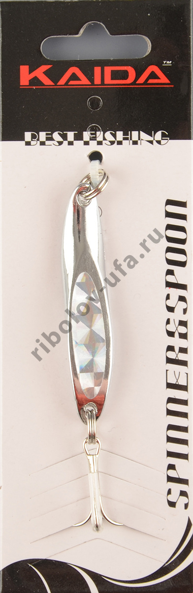 Блесна Kaida Spinner&Spoon 20гр. серебро