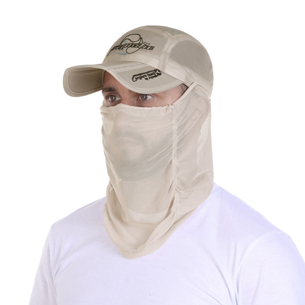 Кепка Aquatic KA-18Б складная с антимоск.бафом цв.бежевый