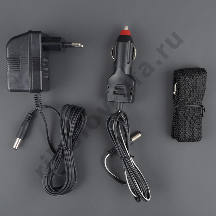 Фонарь Era прожектор (акк. 6V 4.5Ah) 19 св/д + 24 св/д желт.+черн./металик, автоЗУ, ремень (FA65M)