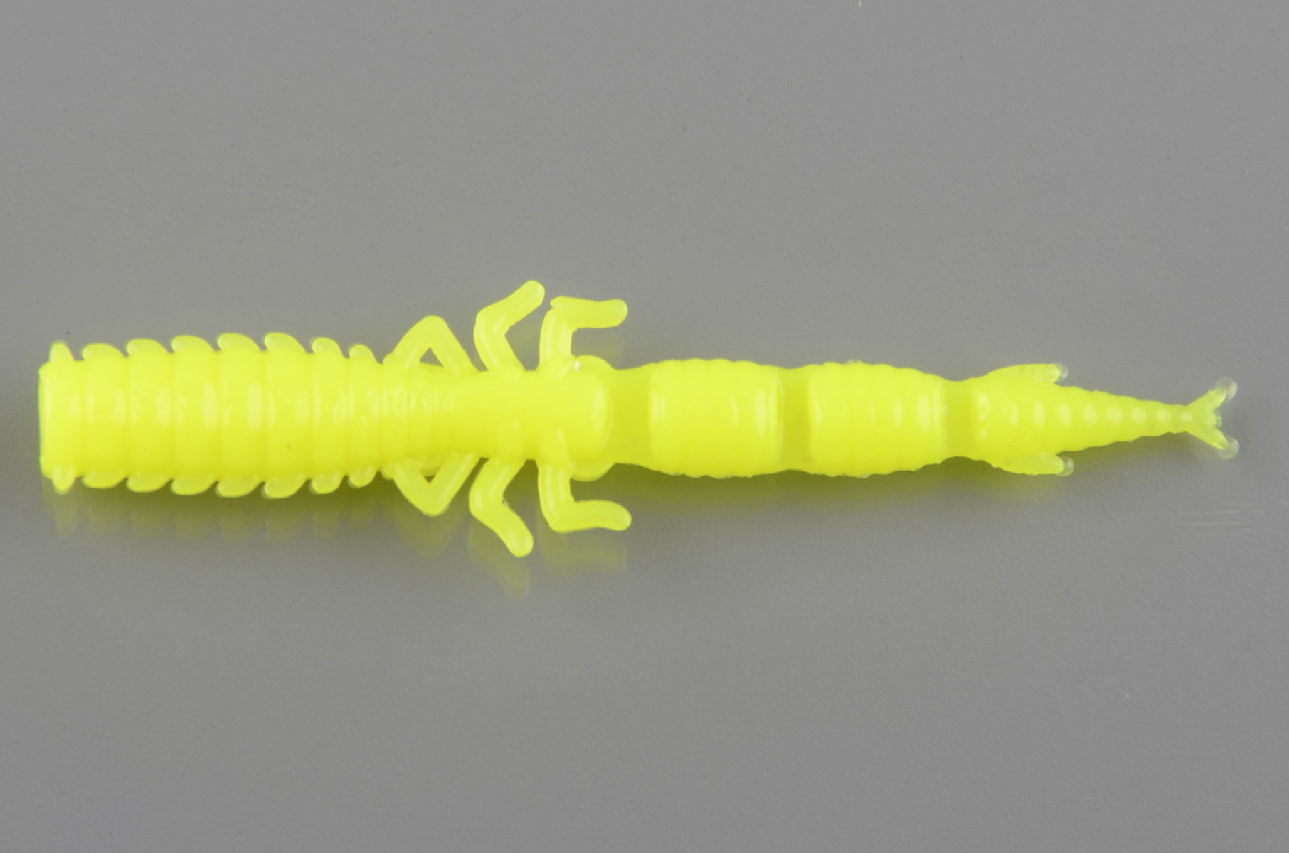 Силиконовая приманка Ojas Dragon Fry 45мм цв.Chartreuse