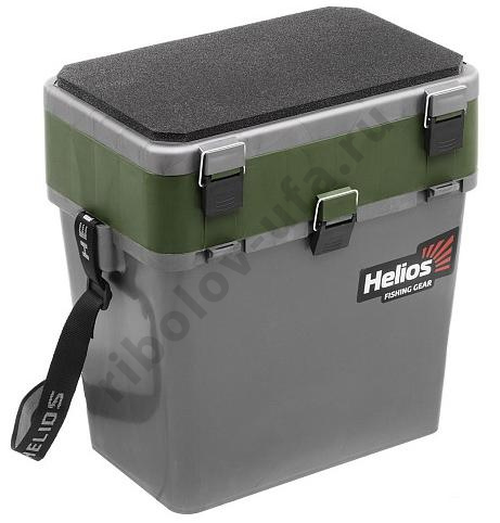 Ящик зимний Helios серый/хаки
