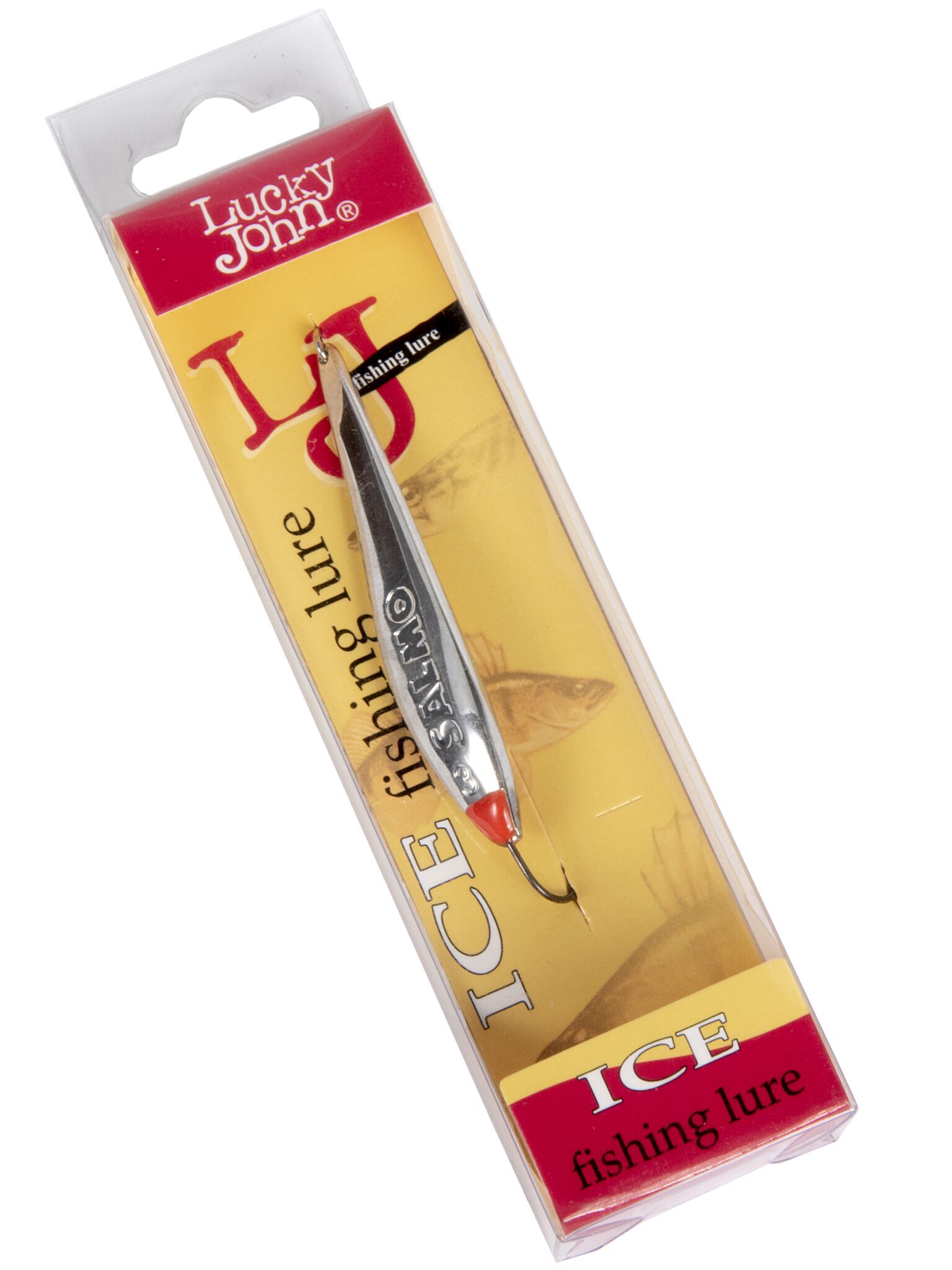 Блесна зимняя вертикал.Lucky John Model S-3 c впаян. кр. 6г Sil