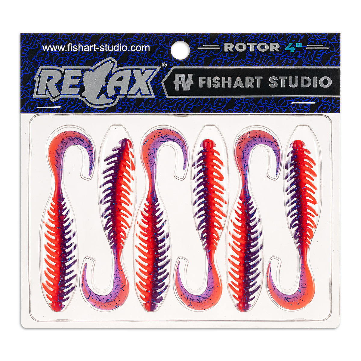 Силиконовая приманка Relax Rotor 4in 10см - TL548