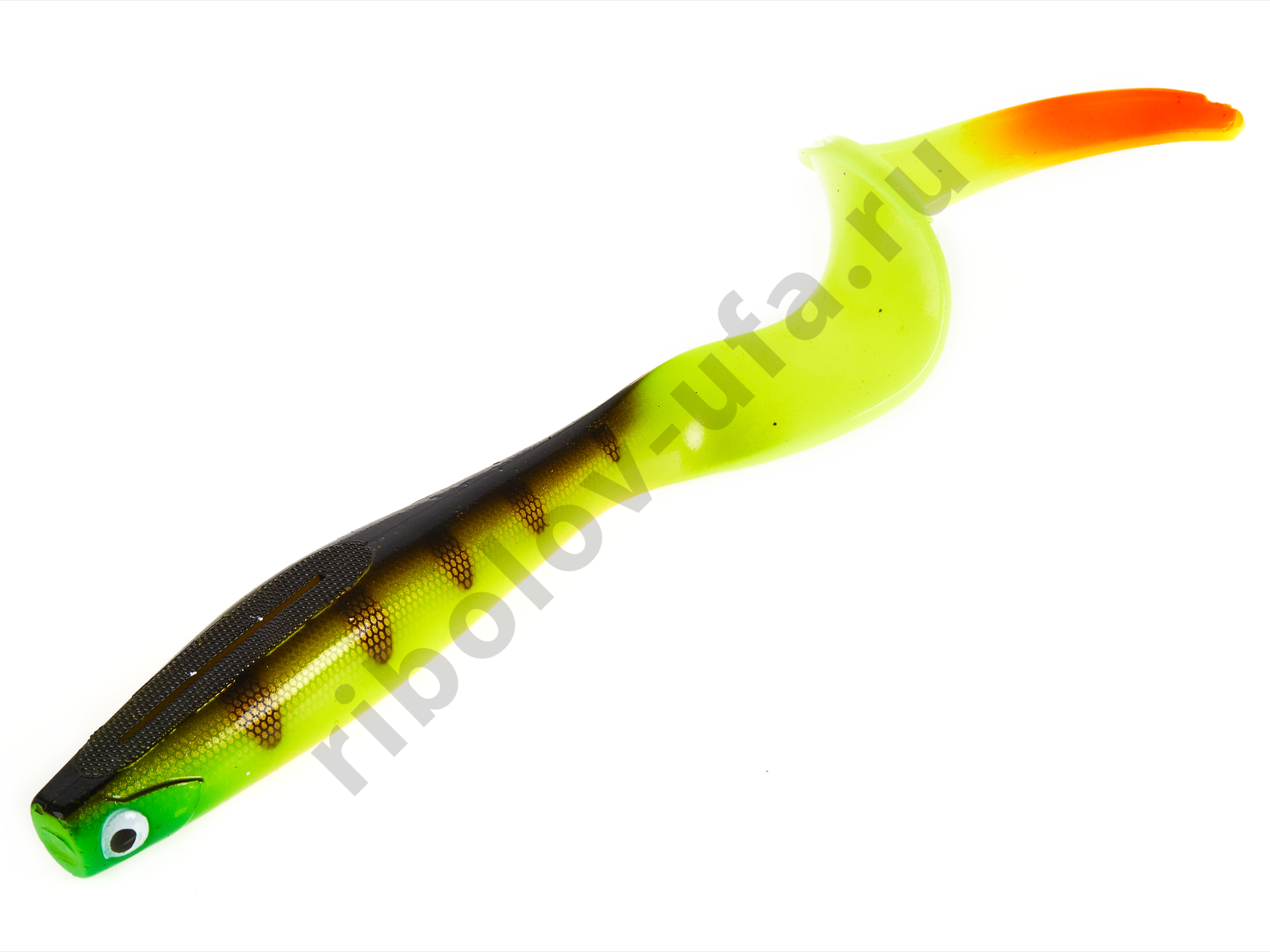 Силиконовая приманка Lucky John 3D Series Kubira Fire Tail 7.0in 17,5см /PG30 (1)