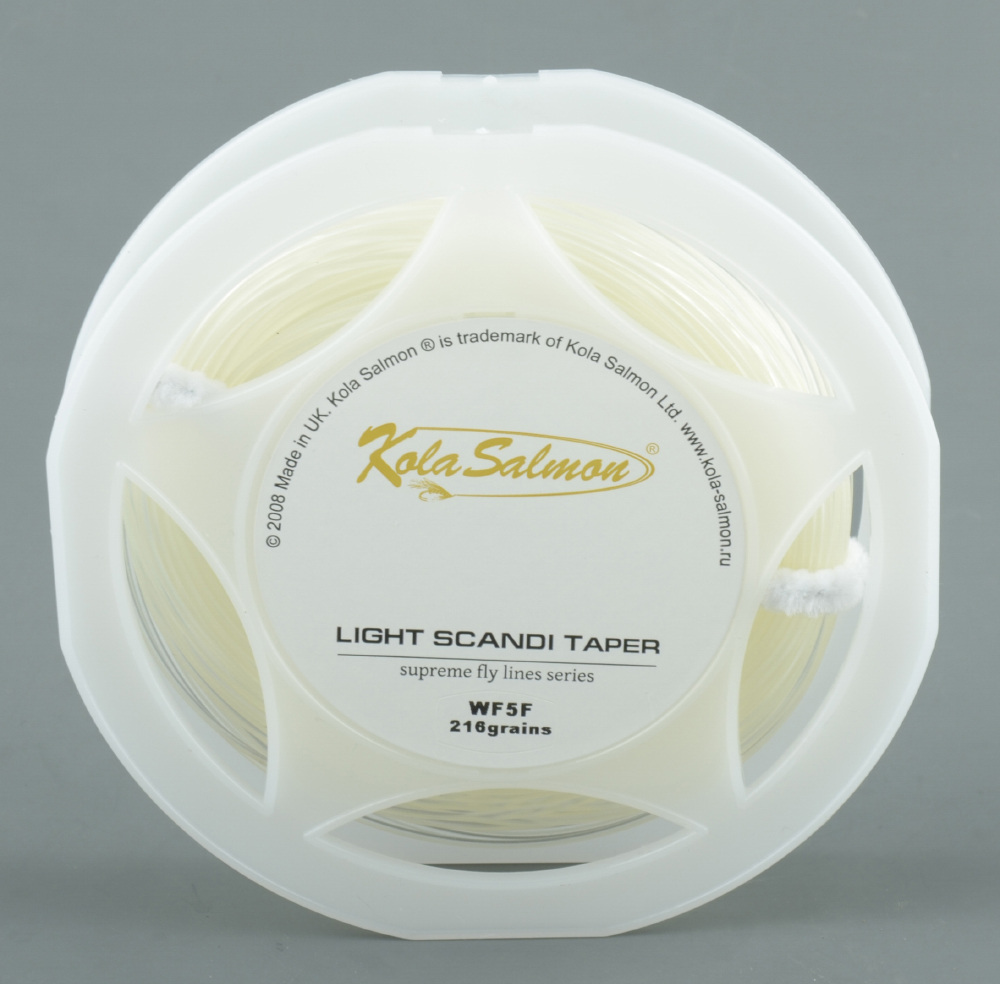 Шнур нахлыстовый Kola Salmon Light Scandi Taper WF8F Clear