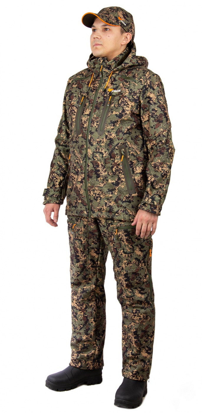 Костюм Novatex Вольф цв.Лес тк. Hunt-Shell р. 56-58 рост 182-188