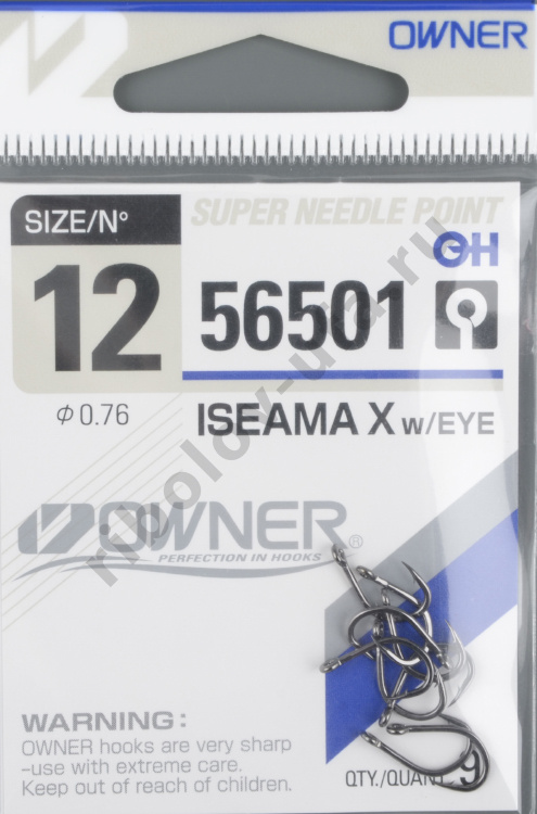 Одинарные крючки Owner 56501-12