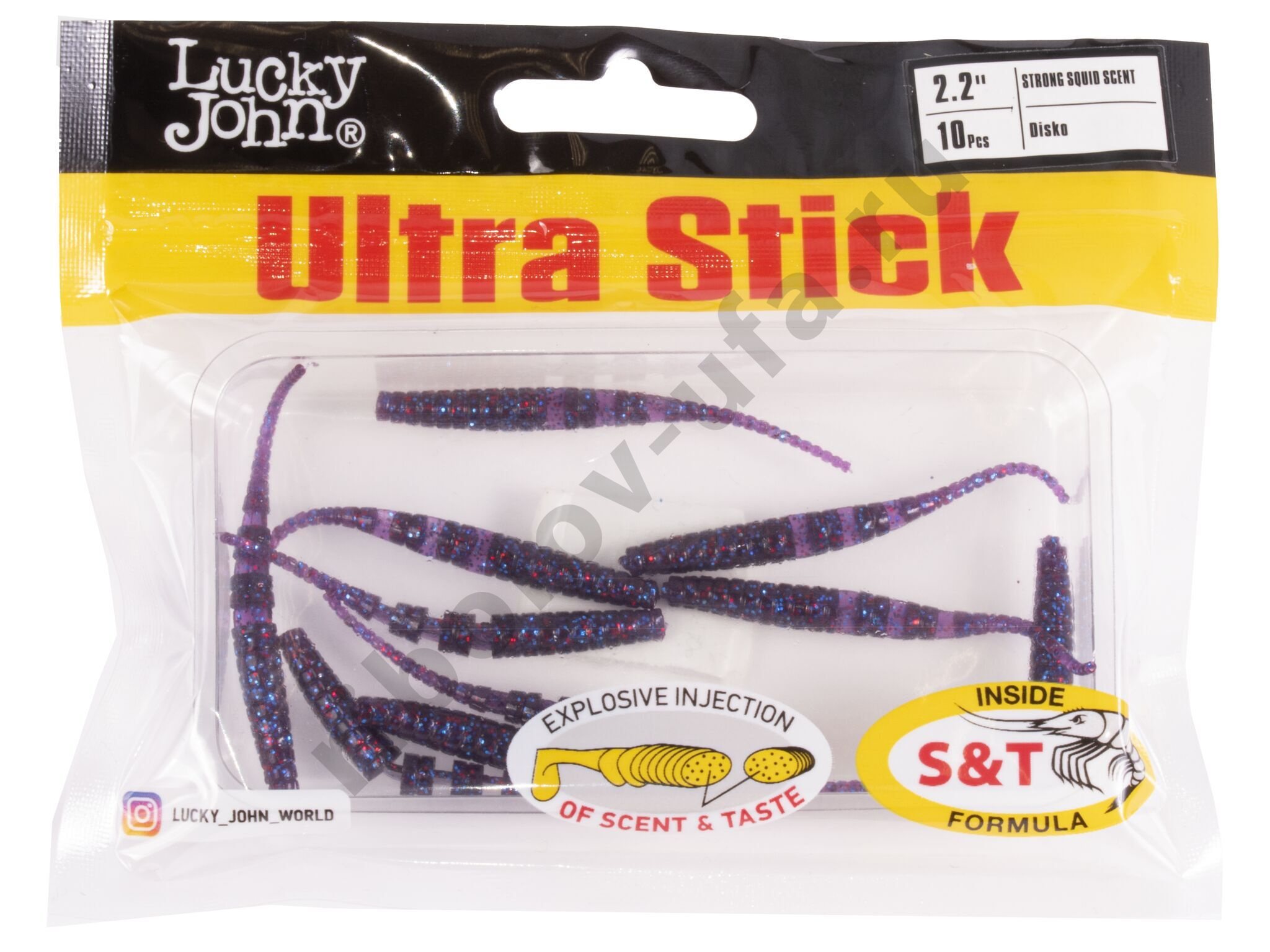Силиконовая приманка Lucky John Pro Series Ultra Stick 2.2in 5.6см /S63